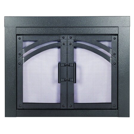 Fireplace Glass Doors Axel Medium Glass door AX-1301